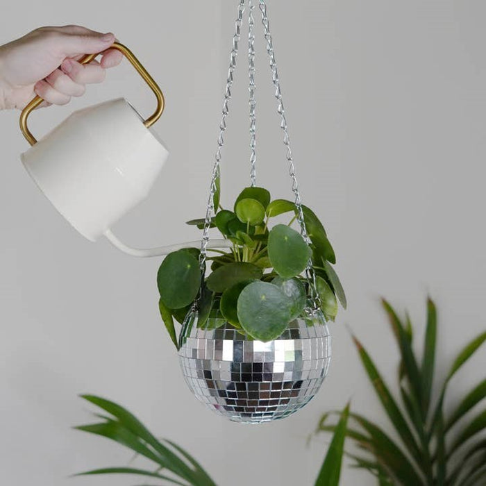 Disco Ball Hanging Planter