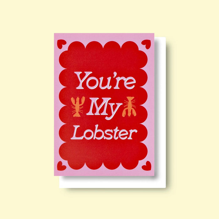 You're My Lobster Love Card