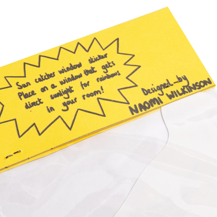 Wood Pigeon Sun Catcher Sticker