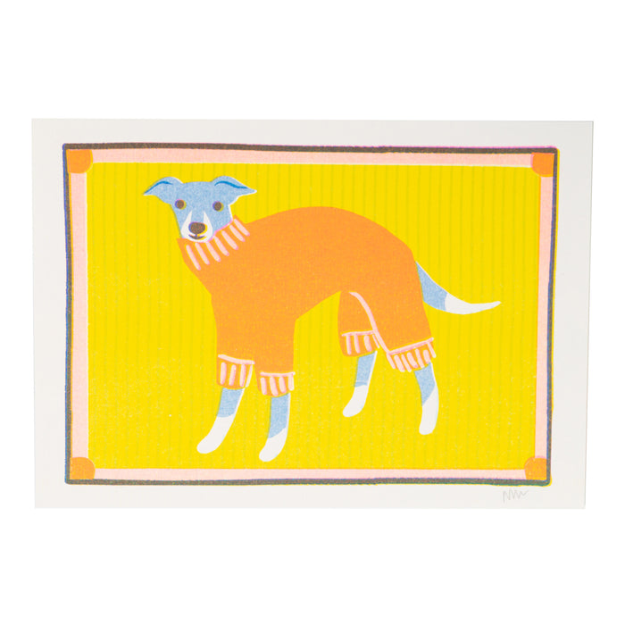 Italian Greyhound Mini Print