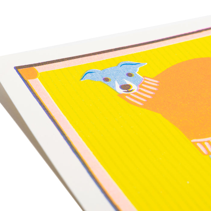 Italian Greyhound Mini Print