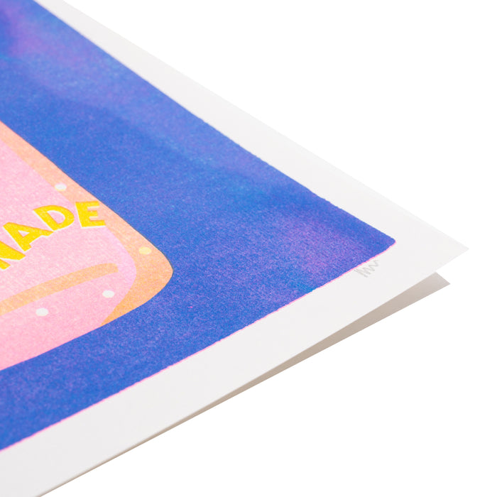Pink Lemonade Riso Print