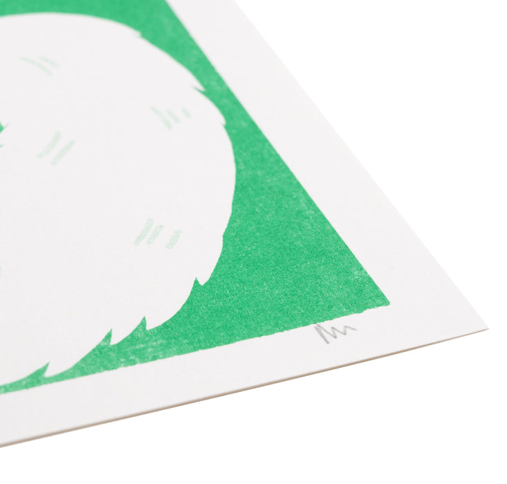 Stretching Cat Print