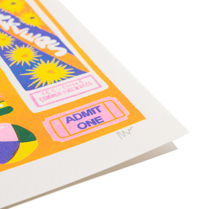 Funfair Riso Print