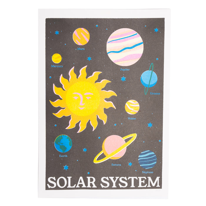Solar System Risograph