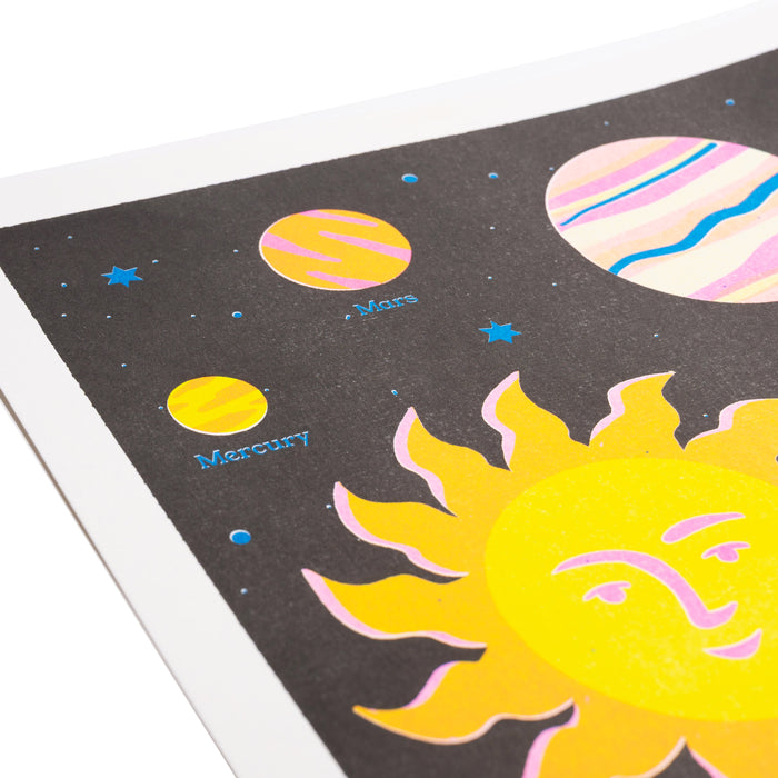 Solar System Risograph