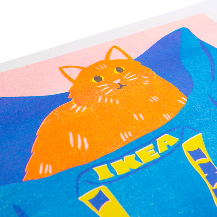 Ikea Bag Ginger Cat Print