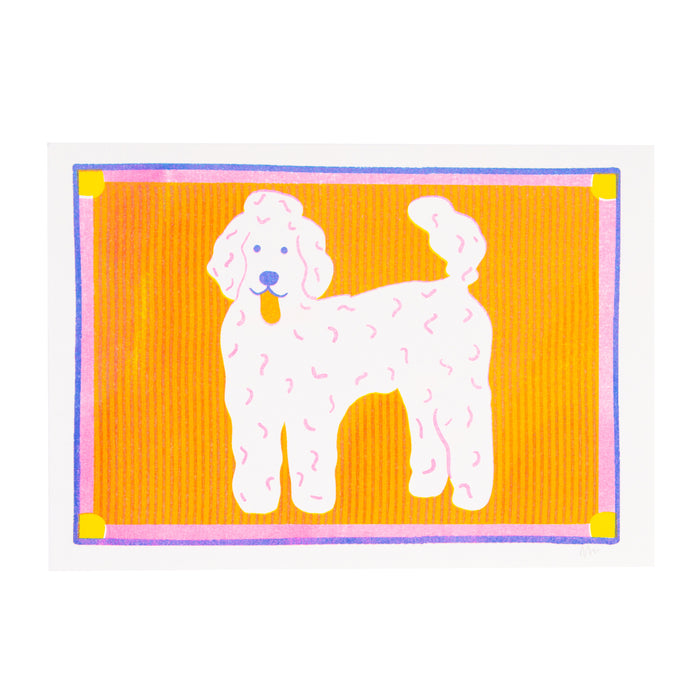 Poodle Mini Print