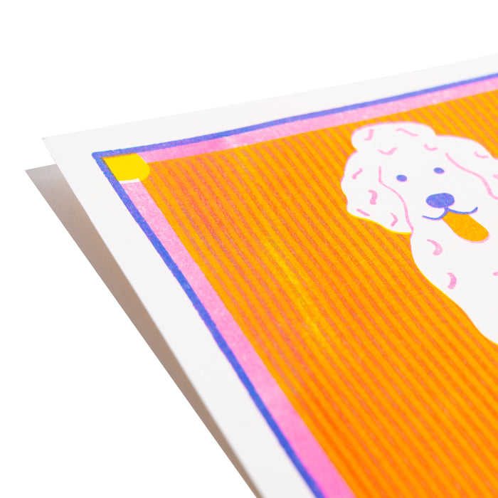 Poodle Mini Print