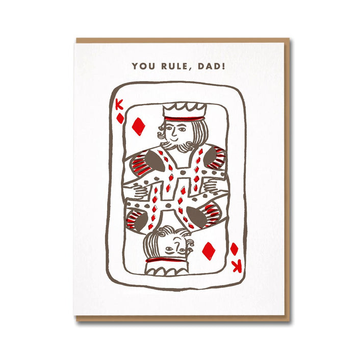 King of Diamonds Dad Card