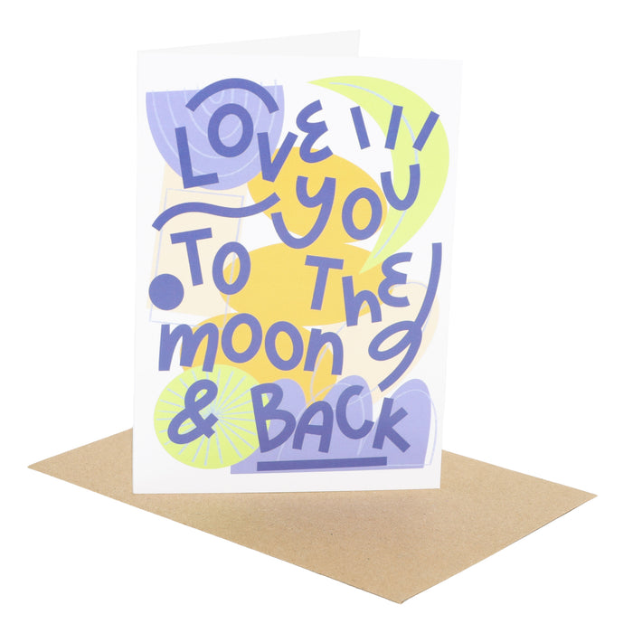 Moon and Back Card