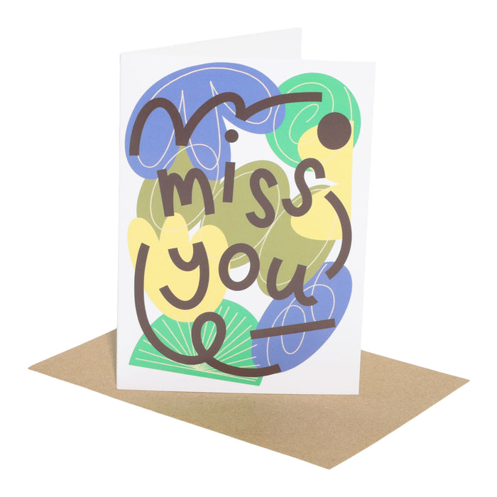 Miss You Card