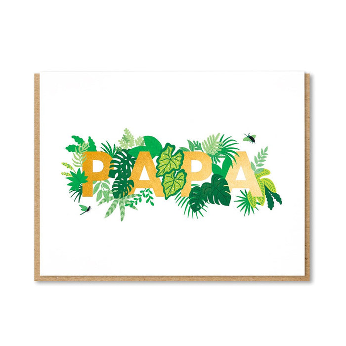 Papa Plants Card