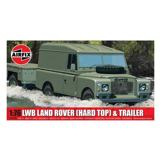 Airfix LWB Land Rover (Hard Top) & Trailer