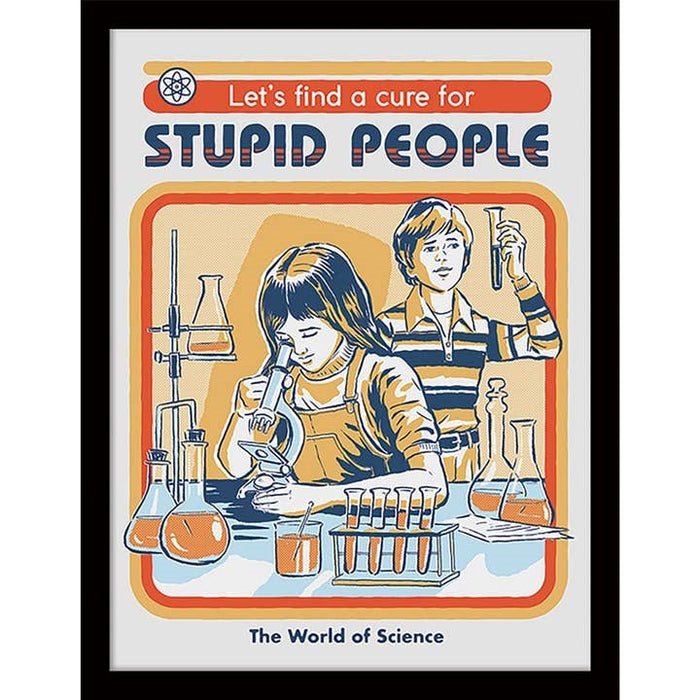 Stupid People Wall Art Print