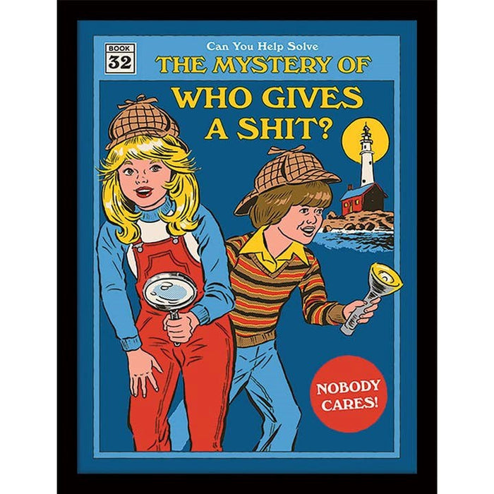 Who Gives A Shit Art Print