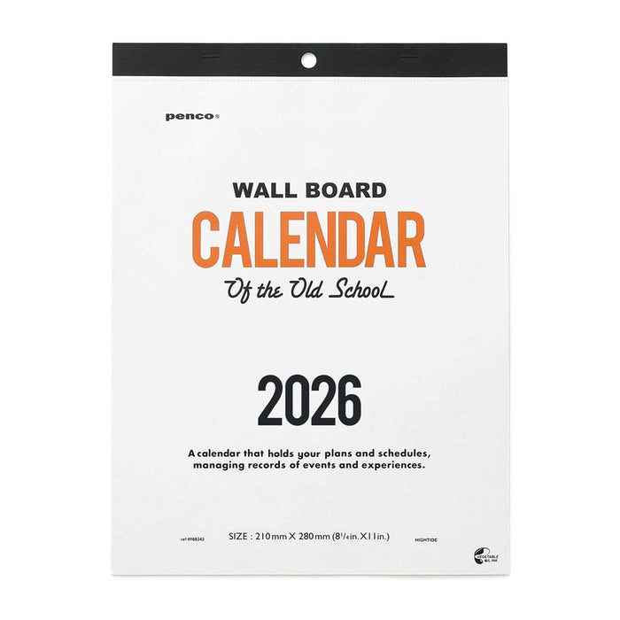 Hightide 2026 Wall Calendar