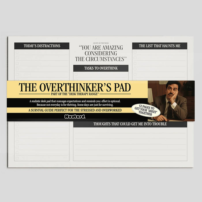 The Overthinker's Desk Pad