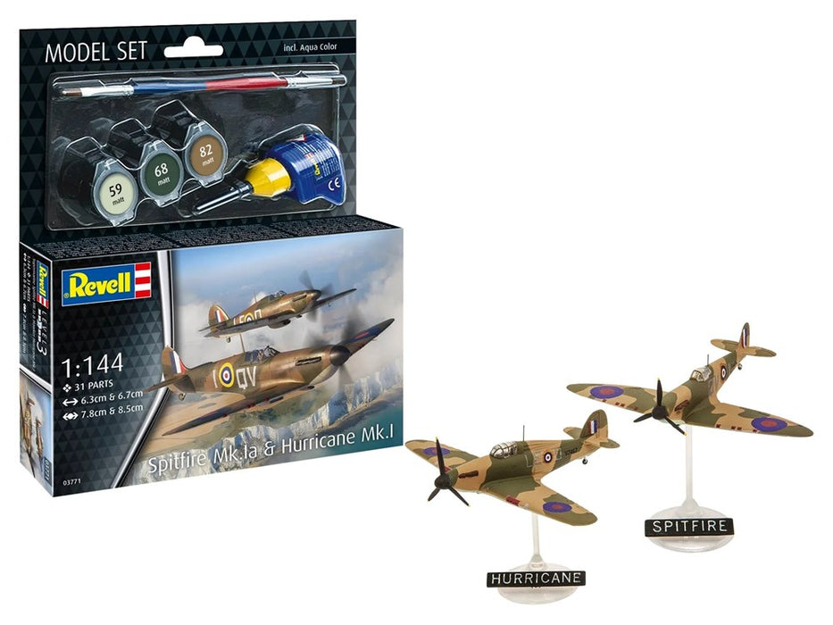 Revell Model Set Spitfire Mk.ia & Hurricane Mk.i