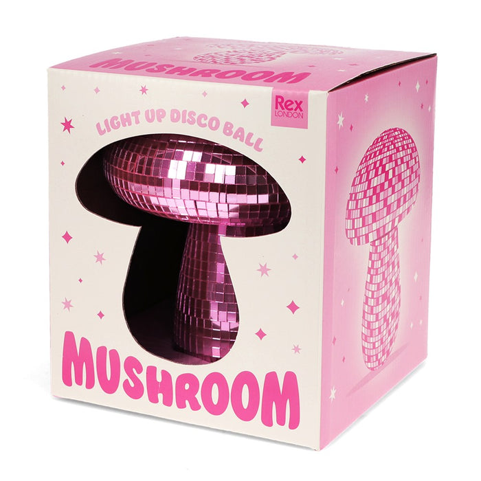 Disco mushroom table lamp - Pink