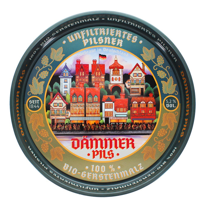 Round metal serving tray - Dammer Pils