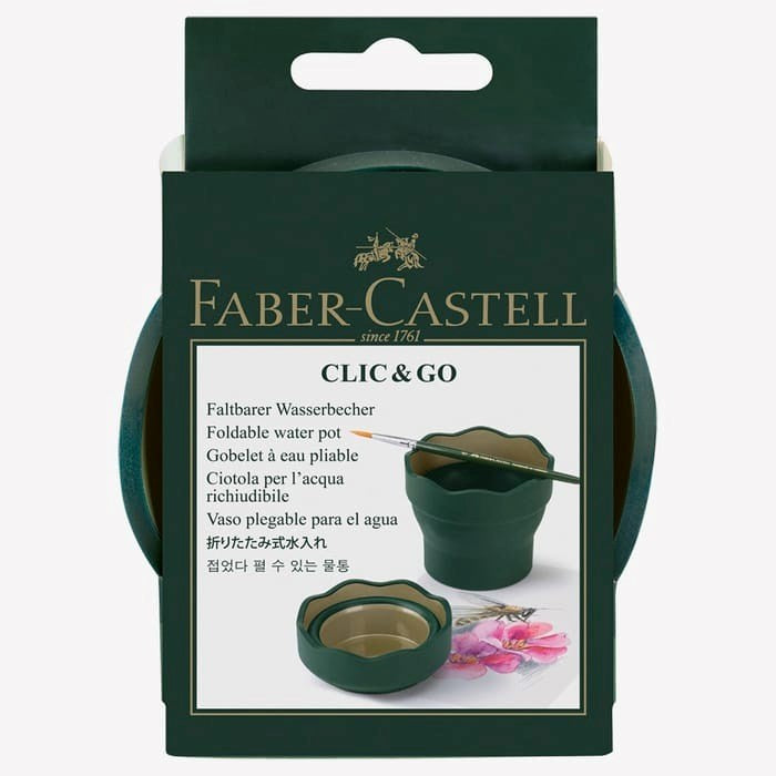 Faber-Castell Clic & Go water pot packaging on a white background