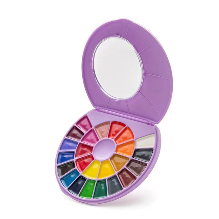 HIMI Semi-Moist Watercolour Set 24 (Purple Case)
