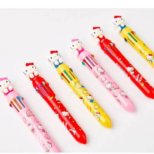 Hello Kitty Figure Mini 10-Color Pen