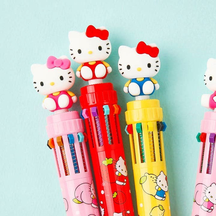 Hello Kitty Figure Mini 10-Color Pen