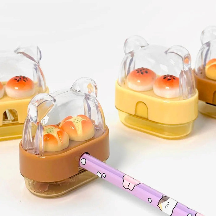 Baking Bear Pencil Sharpener with Storage Case