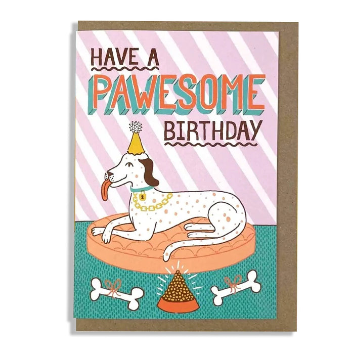 Have A Pawesome Birthday Dalmation Card