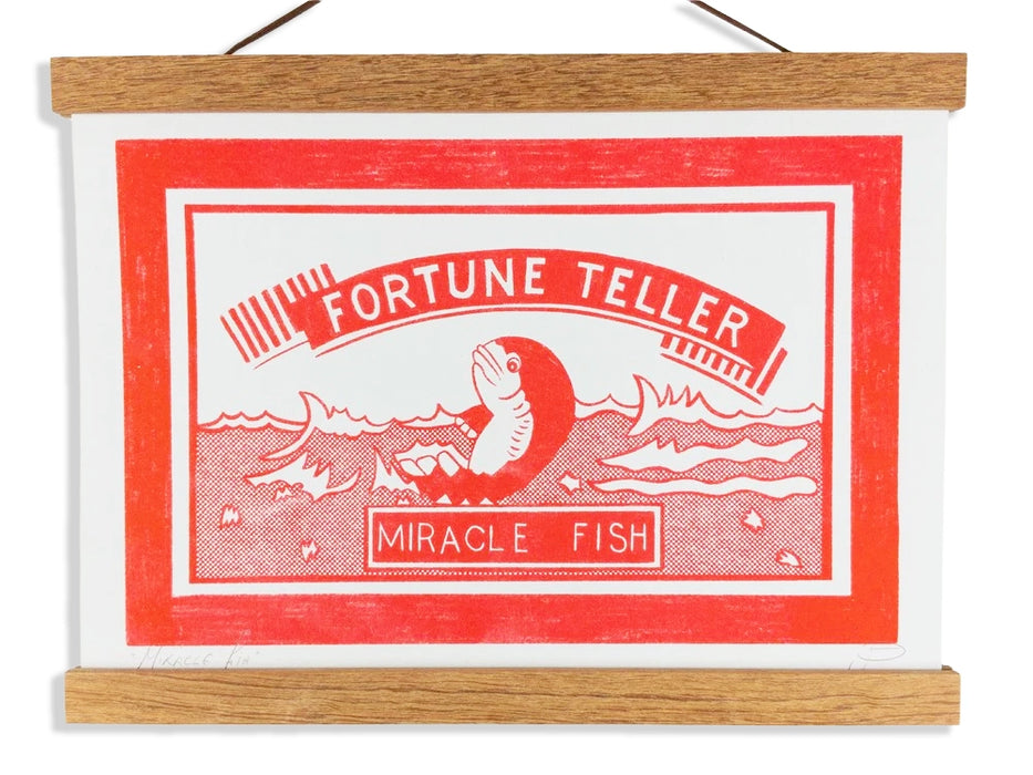 Miracle Fish - Nostalgic Riso Art Print