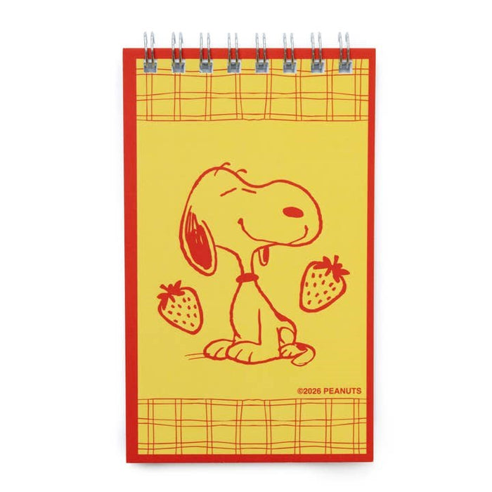 3P4 X Peanuts® - Snoopy Strawberry Mini Notebook