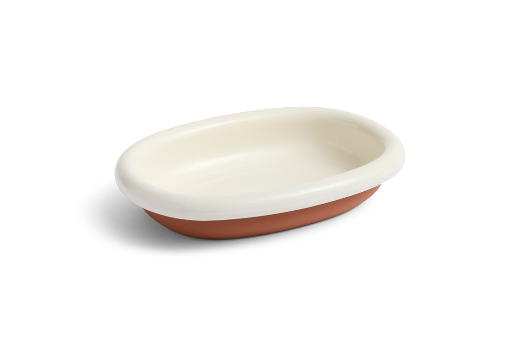 Barro Oval Dish Small - Off-White