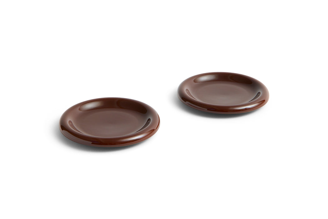 Barro Plate 18cm Set of 2 - Burgundy