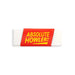 Rectangular eraser with 'Absolute Howler!' text on a white background