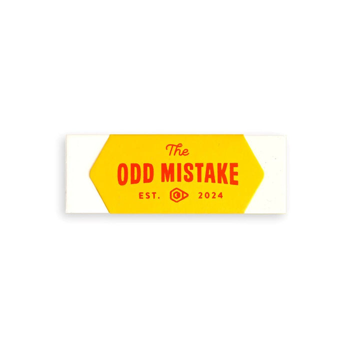 The Odd Mistake Foil Printed Eraser