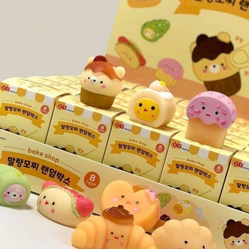 Kawaii-themed products with cute animal designs on a white background