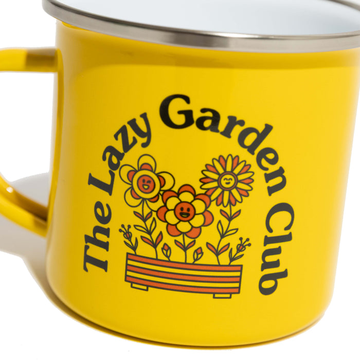 Lazy Garden Club Enamel Mug
