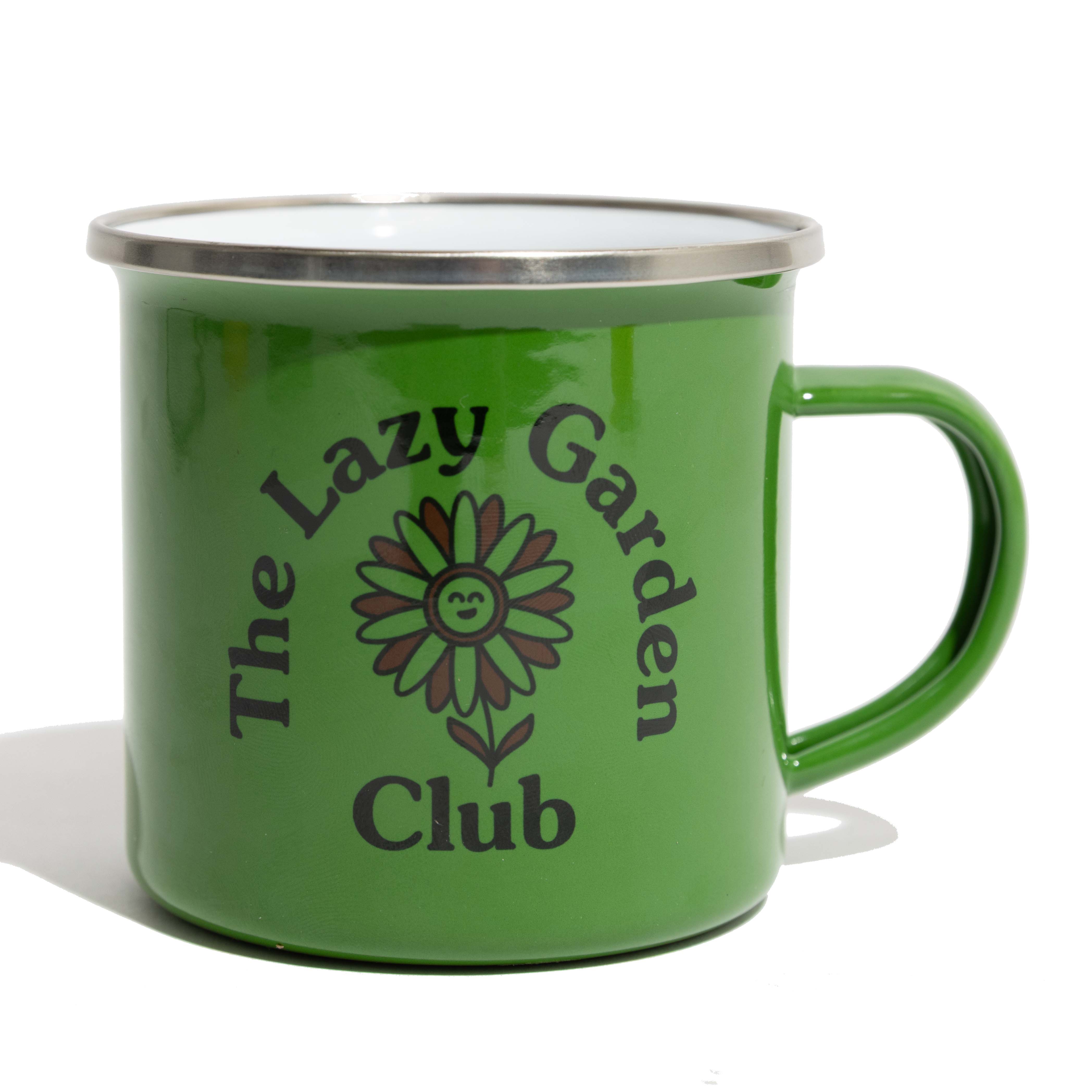 Lazy Garden Club Enamel Mug