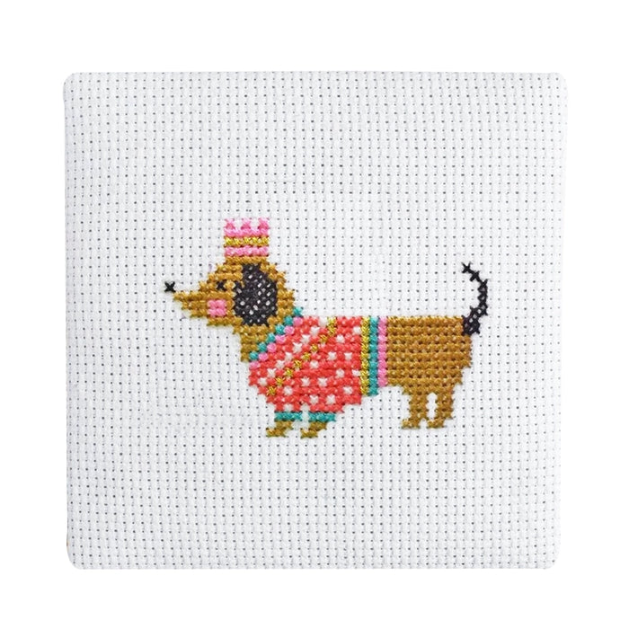 Sausage Dog Mini Cross Stitch Kit