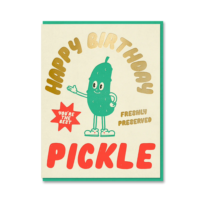 Happy Birthday Pickle Card