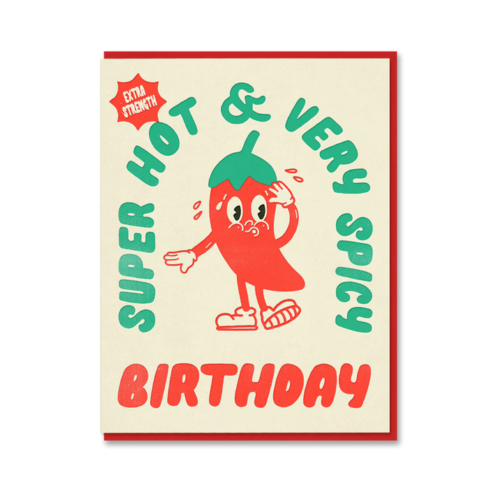 Super Hot & Very Spicy Card