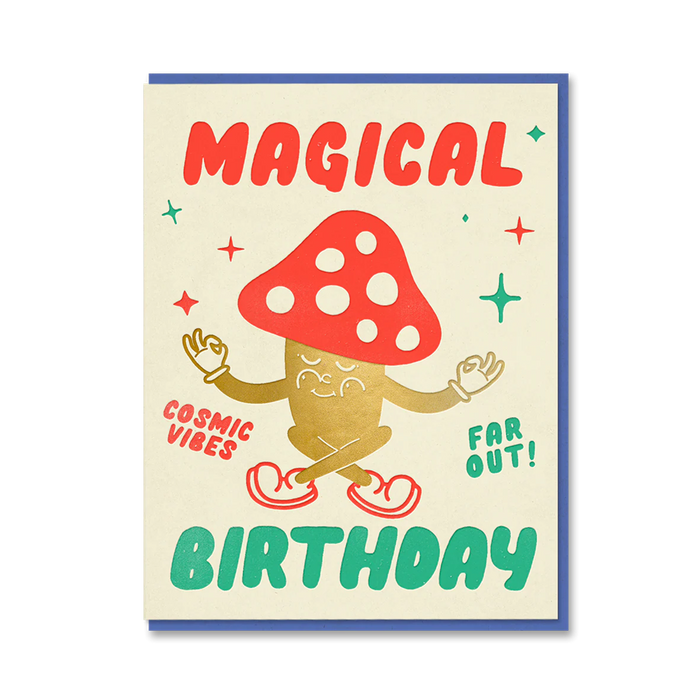 Mushroom Magical Birthday Card