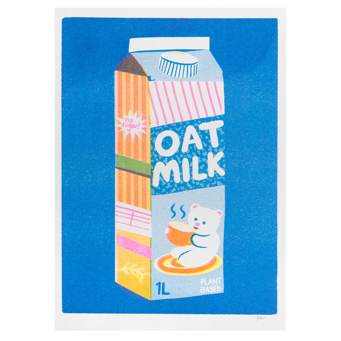 Oat Milk Riso Print