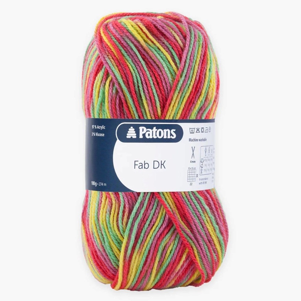 Patons FaB DK Yarn 100g Spray Colour