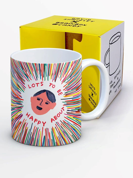 David Shrigley Mug – Lots To Be Happy About