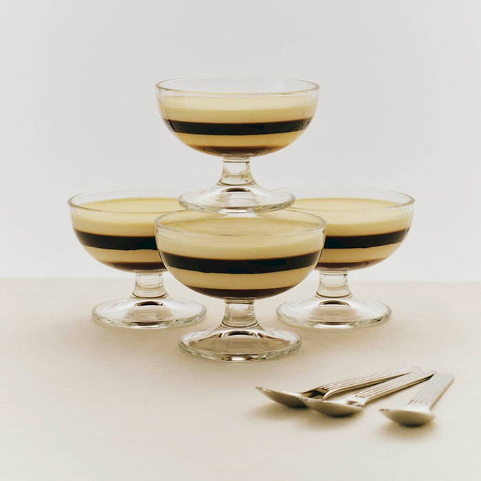 Glass Dessert Bowls Set of 4