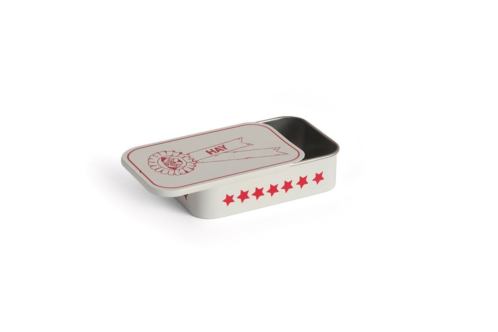 Dogs Treat Tin - Red and White