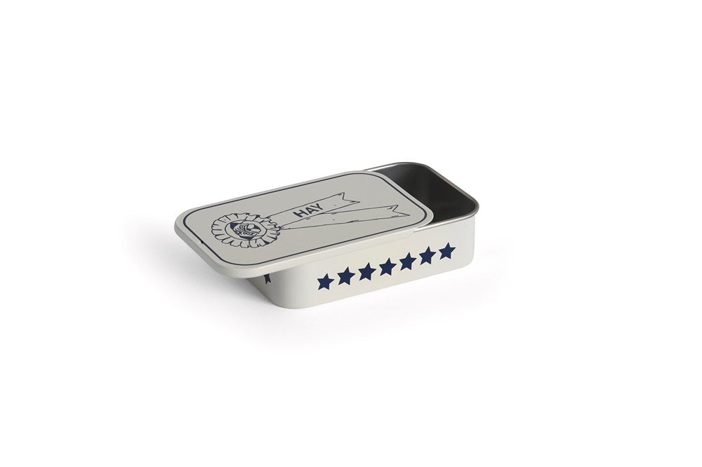 Dogs Treat Tin - Blue and White
